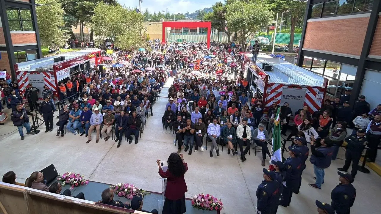 Inauguran en Topilejo la Estación de Bomberos número 19 de la Ciudad de México