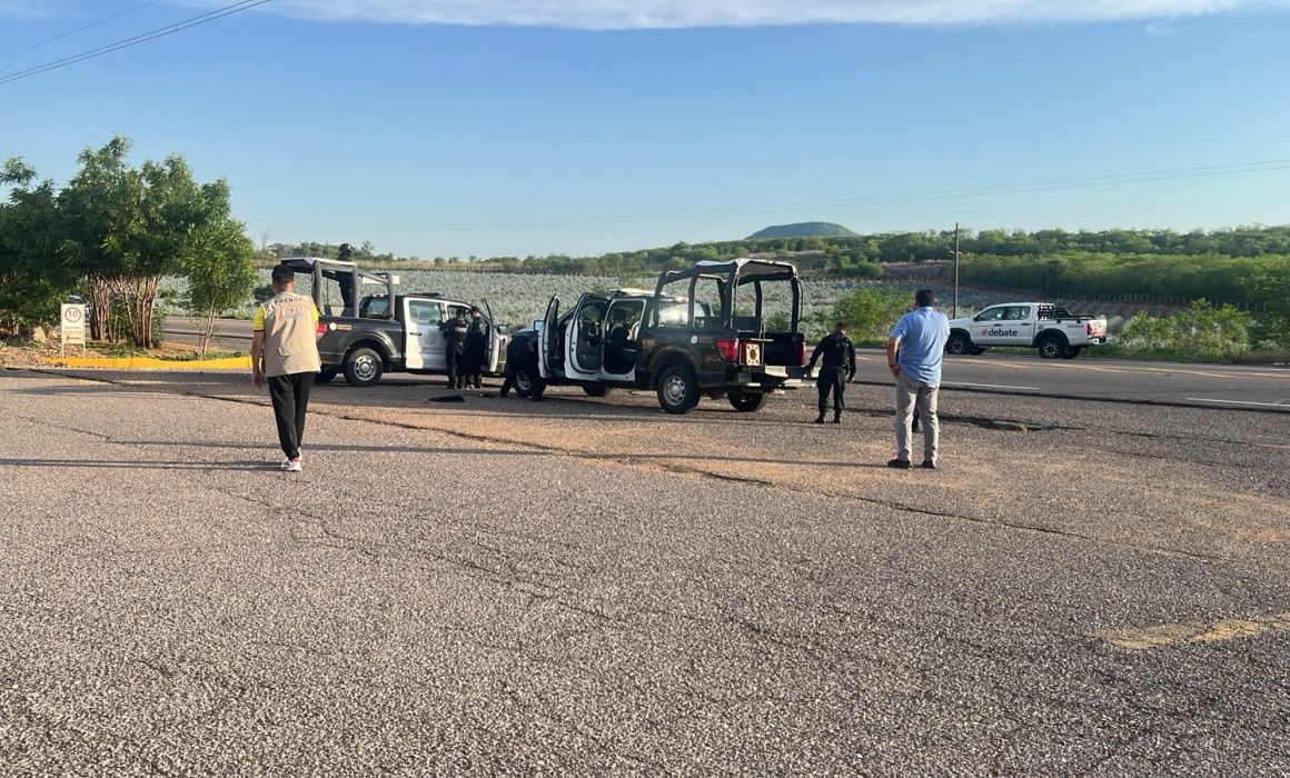 Enfrentamiento y persecución en Culiacán dejan 12 vehículos dañados por artefactos ponchallantas