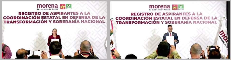 Seis perfiles se registran en Morena y aliados para la gubernatura de BCS 2027