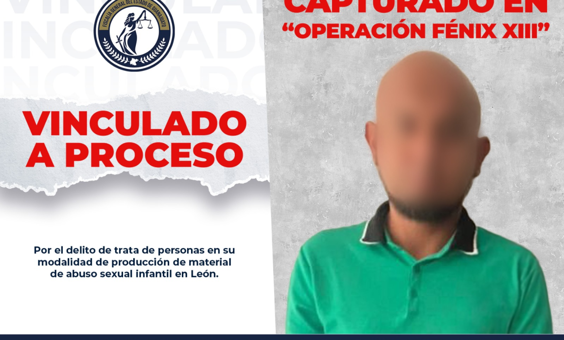 Detienen a cuarto implicado en red de producción de material de abuso sexual infantil en Guanajuato