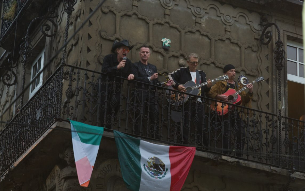 U2 estrena ‘Streets of Dreams’ con video grabado en Ciudad de México bajo tormenta