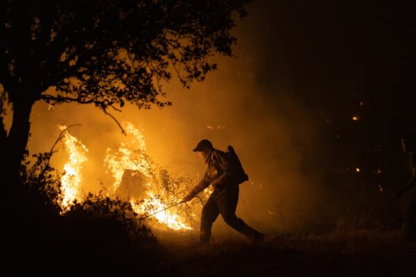 Nueve incendios activos, cinco de nivel máximo, asedian Castilla y León en plena ola de calor