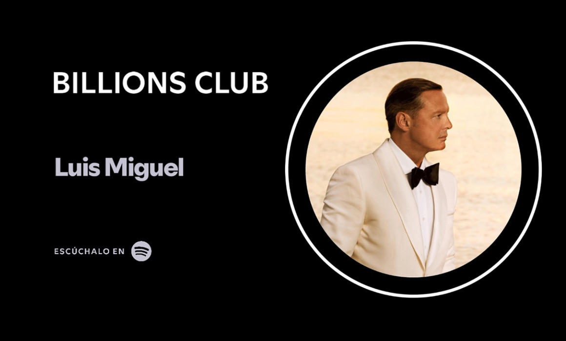 Luis Miguel se une al ‘Billions Club’ de Spotify con ‘Ahora te puedes marchar’