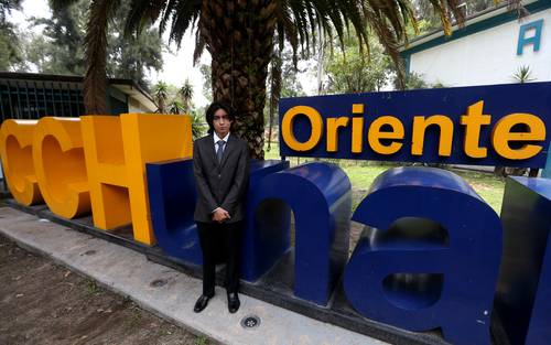 Javier Guerrero Ocampo obtiene calificación perfecta en examen de ingreso al CCH Oriente