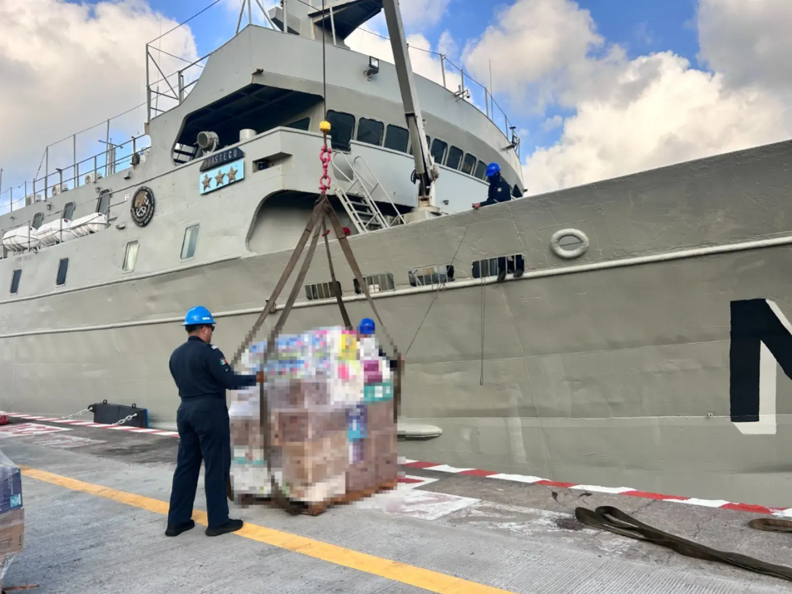 México envía segundo buque con 718 toneladas de ayuda humanitaria a Venezuela