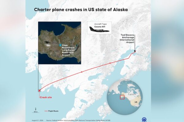 Avión chárter se estrella en Alaska y deja ocho muertos