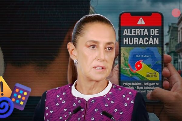 Sheinbaum anuncia nuevo sistema de alerta de huracanes vía celular ante temporada ciclónica intensa