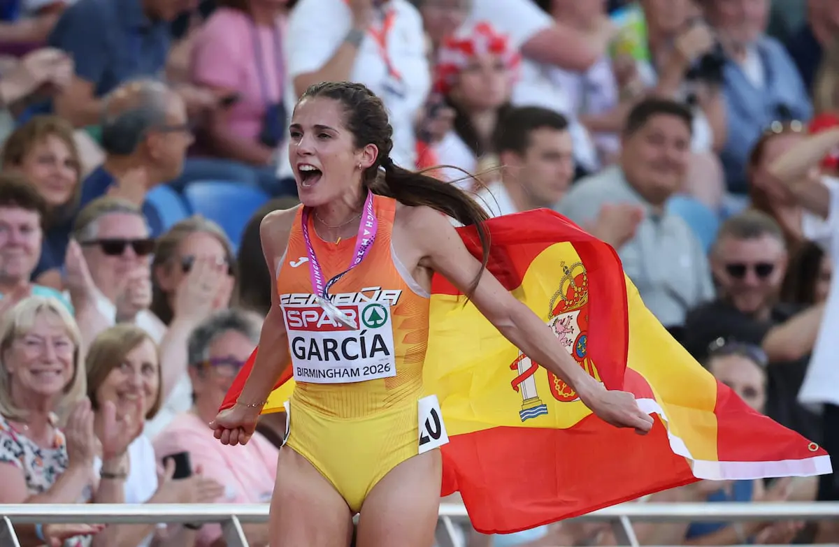 Marta García logra la plata en los 5.000 metros en Birmingham tras una carrera lenta