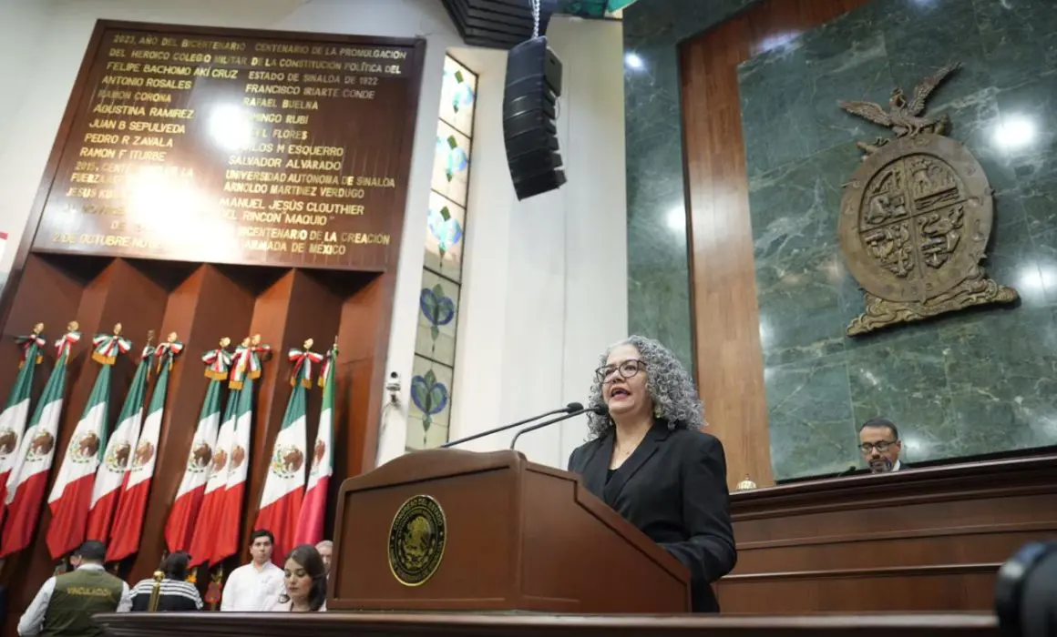 Graciela Domínguez promete paz en Sinaloa en su primer mensaje como gobernadora